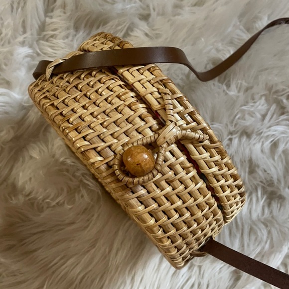 Zara Circular Straw Bag - Picture 3 of 5